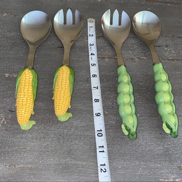 New double sets of serving fork and spoon - Picture 7 of 7